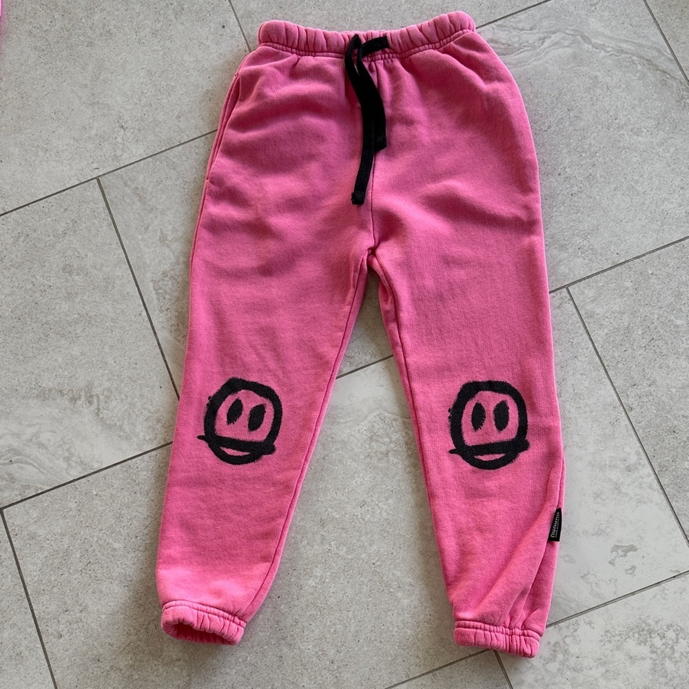 nununu Sprayed Smile Sweatpant Joggers sz 5-6 - Picture 4 of 8